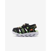 Skechers Hypno - Splash - Hydro - Fun Küçük Erkek Çocuk Siyah Işıklı Sandalet 400612n Bklm Siyah