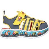 Skechers Play Scene Splash Küçük Erkek Çocuk Gri Sandalet 407041N Ccyl
