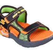 Skechers S-LİGHTS: CREATURE-SPLASH Erkek Çocuk Gs Siyah Işıklı Sandalet