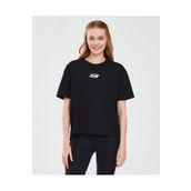 Skechers S241011-001 Siyah Bisiklet Yaka Kadın T-shirt