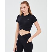 Skechers S241133-001 Performance Coll. W Short Sleeve Siyah Kadın T-shirt