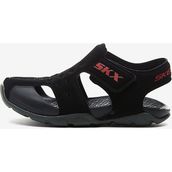 Skechers Side Wave Küçük Erkek Çocuk Siyah Sandalet 92330n Bkcc