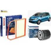 Skoda Citigo 1.0 Bosch Filtre Bakım Seti Hava ve Yağ Filtresi (485895217) - Beyaz