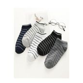 Sky Socks 5'Li Erkek Çemberli Renkli Patik Ekonomik Paket Kısa Spor Sneakers Çorap