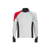 Slam LYCRA LS TOP Siyah Gri Kırmızı Kadın Regular Fit Dalgıç Kıyafeti