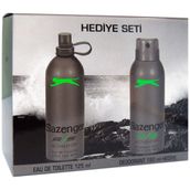 Slazenger Active Sport Yeşil EDT 125 ml + Deodorant Erkek Parfüm Seti