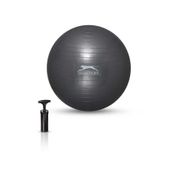Slazenger Gymball 55 cm (Pompa Dahildir) Unisex Pilates Topu Gri