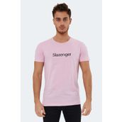Slazenger Sabe Açık Pembe Erkek T-shirt