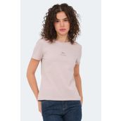 Slazenger Viraj Taş Gri Kadın T-shirt