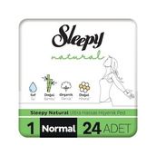 Sleepy 1 Natural Ultra Hassas 24'li Normal Hijyenik Ped