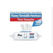 Sleepy 100 Yaprak Easy Clean Çamaşır Suyu Katkılı Yüzey Temizlik Havlusu