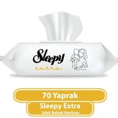 Sleepy 10x70'li Extra Islak Bebek Havlusu