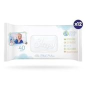 Sleepy 12X40 480 Yaprak Bio Natural Islak Havlu