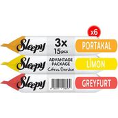Sleepy 18x15 270 Yaprak Citrus Garden Cep Mendili