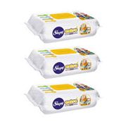 Sleepy 70 Yaprak x 3'lü Paket Extra Hassas Islak Bebek Havlusu