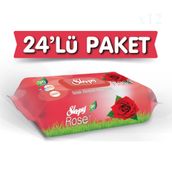 Sleepy 90'lı 24 Paket Gül Islak Havlu