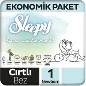 Sleepy Bio Natural No:1 Yenidoğan Bebek Bezi
