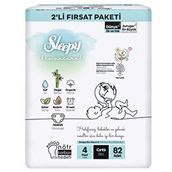 Sleepy Bio Natural No:4 Maxi 82 Adet Bebek Bezi