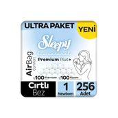 Sleepy Bio Natural Premium Plus Airbag Comfort No:1 Yenidoğan 256 Adet Bebek Bezi