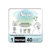 Sleepy Bio Natural Premium Plus Günlük Ped Normal 40 Adet Ped