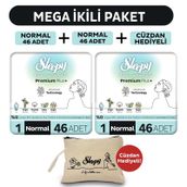 Sleepy Bio Natural Premium Plus Mega Paket Normal 46x2 92 Adet Hijyenik Ped