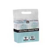 Sleepy Bio Natural Ultra 18 Adet Ped + 32 Adet Günlük Ped