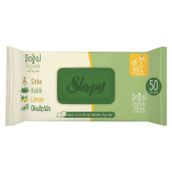 Sleepy Doğal Organik 50 Yaprak Islak Temizlik Havlusu