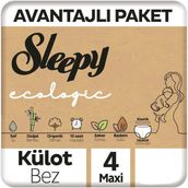 Sleepy Ecologic No:4 Maxi Külot Bebek Bezi