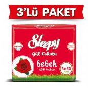 Sleepy Gül Kokulu 50x9'lu 450 Yaprak Islak Havlu