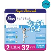 Sleepy Natural 24x32 Adet Uzun Günlük Ped