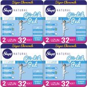 Sleepy Natural 4x32 Adet Uzun Günlük Ped