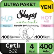 Sleepy Natural Double Soft No:4 Maxi 400 Adet Bebek Bezi