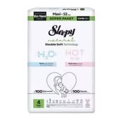 Sleepy Natural Double Soft No:4 Maxi 52 Adet Bebek Bezi