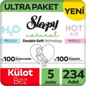 Sleepy Natural Double Soft No:5 Junior 234 Adet Külot Bebek Bezi
