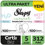 Sleepy Natural Double Soft No:5 Junior 312 Adet Bebek Bezi