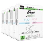 Sleepy Natural Double Soft No:7 XXLarge 128 Adet Bebek Bezi