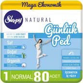 Sleepy Natural No:1 Normal 80 Adet Günlük Ped