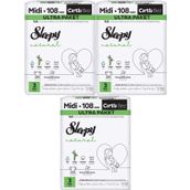 Sleepy Natural No:3 Midi 324 Adet Bebek Bezi