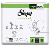 Sleepy Natural No:4 Maxi 96 Adet Bebek Bezi