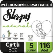 Sleepy Natural No:5 Junior 116 Adet Bebek Bezi