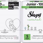 Sleepy Natural No:5 Junior 156 Adet Bebek Bezi