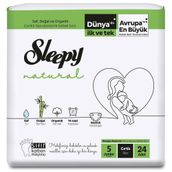 Sleepy Natural No:5 Junior 24 Adet Bebek Bezi