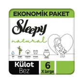 Sleepy Natural No:6 XLarge 300 Adet Külot Bebek Bezi