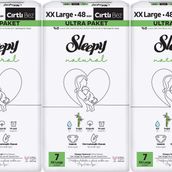 Sleepy Natural No:7 XXLarge 144 Adet Bebek Bezi
