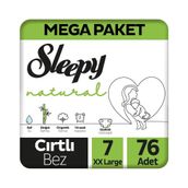 Sleepy Natural No:7 XXLarge 76 Adet Bebek Bezi
