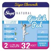 Sleepy Natural Uzun 32 Adet Günlük Ped