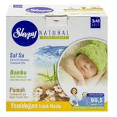 Sleepy Natural Yenidoğan 40x3'lü 120 Yaprak Islak Havlu