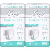 Sleepy Sensitive Small 60 Adet Emici Külot