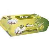 Sleepy Sensitive Zeytinyağlı 24x90'lı Yaprak Çoklu Paket Islak Mendil