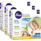 Sleepy Yenidoğan 9x40 Adet 360 Yaprak Çoklu Paket Islak Mendil